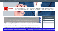 Desktop Screenshot of ampellconsultores.com